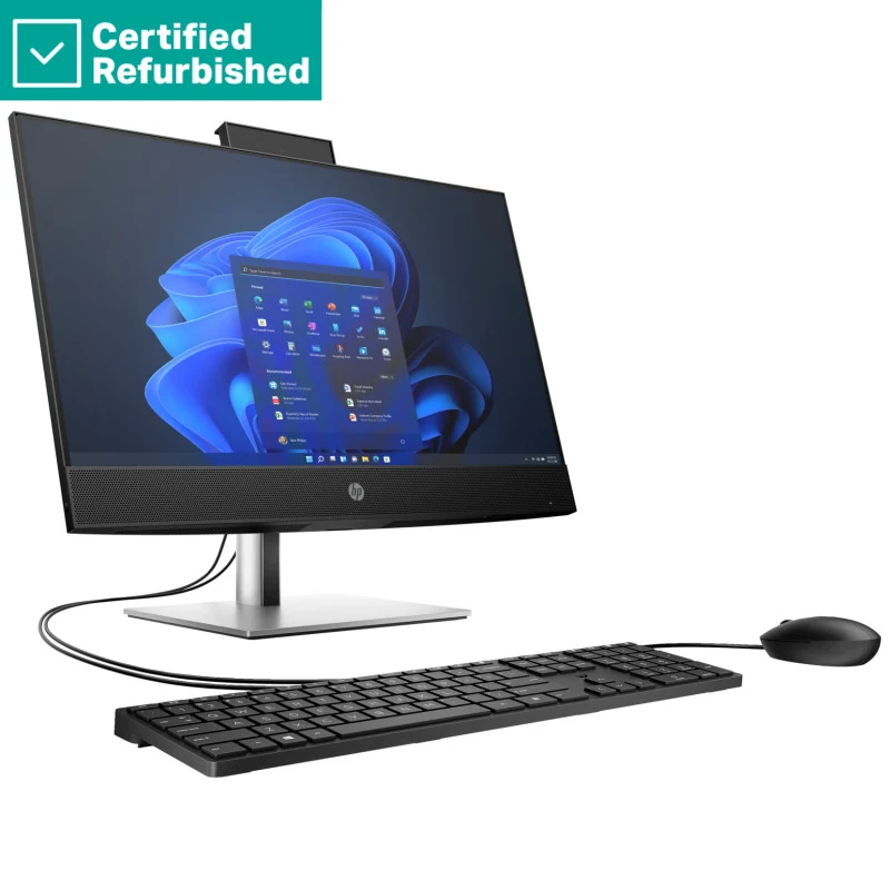 RENEW SREBRNY HP Pro 440 G9 AIO All-in-One - i5-13400, 8GB, 512GB SSD, 23,8 cala FHD Non-Touch AG, WiFi, regulacja wysokości, BEZ KAMERY, BEZ GŁOŚNIKÓW, Win 11 Pro, 1 rok