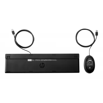 HP 320MK USB przewodowy zestaw klawiatura i mysz, odporny na zalanie – czarny - EST