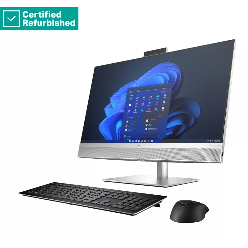 RENEW SREBRNY HP Elite 870 G9 AIO All-in-One 27 - i7-14700, 32GB, 1TB SSD, 27 FHD Non-Touch AG, FPR, Regulacja wysokości, Mysz USB, Win 11 Pro, 1 rok (99A42ETR#ABZ)