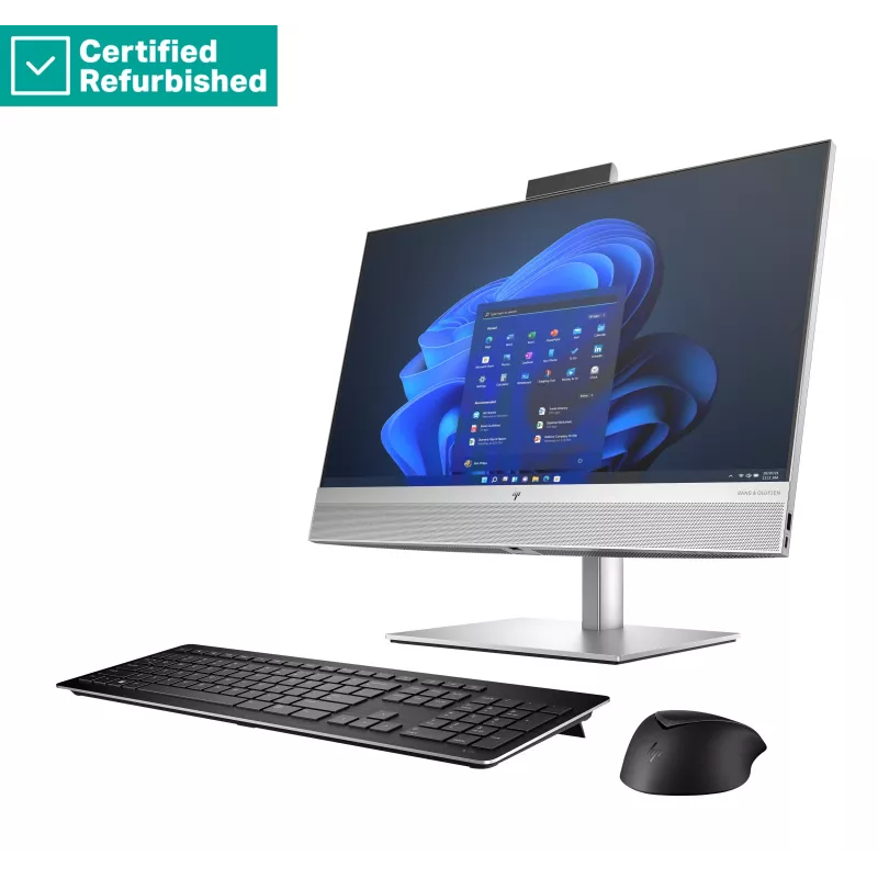 RENEW SILVER HP Elite 840 G9 AIO All-in-One 24 - i5-14600, 16GB, 512GB SSD, 23.8 FHD Non-Touch AG, Height Adjustable, Win 11 Pro, 1 years