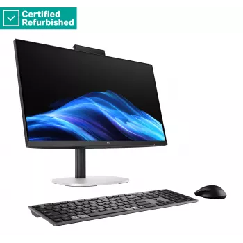 RENEW SREBRNY HP ProStudio 4 AIO All-In-One 24 - Ultra 5-235, 32GB, 512GB SSD, 23.8 FHD Dotykowy AG, Regulacja wysokości, Mysz USB, Win 11 Pro, 1 rok