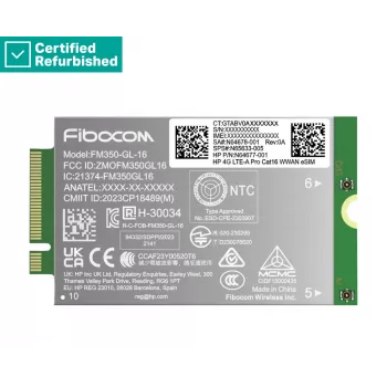 RENEW GOLD HP 4G LTE Modem m.2 WWAN Cat 16 L860-GL-16 Mobile Broadband Cellular (kompatybilny z WWAN-ready EliteBook 630 640 645 660 830 840 860 1040 G11, x360 G11, ProBook 440 460 465 G11, ZBook Firefly Fury Power 14 16 G11 G11A)