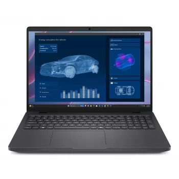 DELL Pro Max 16 MC16255 Copilot+ PC AMD Ryzen AI 5 PRO 340 Laptop 40,6 cm (16) Full HD+ 16 GB LPDDR5x-SDRAM 256 GB SSD Wi-Fi 7 (802.11be) Windows 11 Pro Czarny Angielski