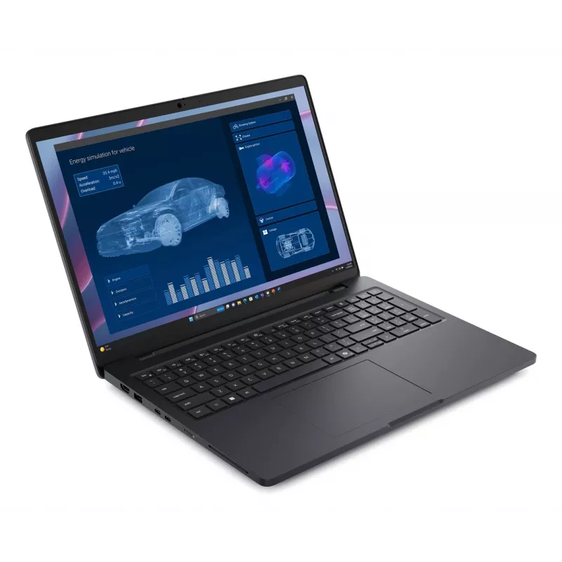 DELL Pro Max 16 MC16255 Copilot+ PC AMD Ryzen AI 5 PRO 340 Laptop 40,6 cm (16) Full HD+ 16 GB LPDDR5x-SDRAM 256 GB SSD Wi-Fi 7 (802.11be) Windows 11 Pro Czarny Angielski