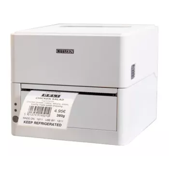 Citizen CL-H300SV Drukarka fiskalna Srebrny Jon USB Biała Wtyczka UK miejsce na opcjonalne