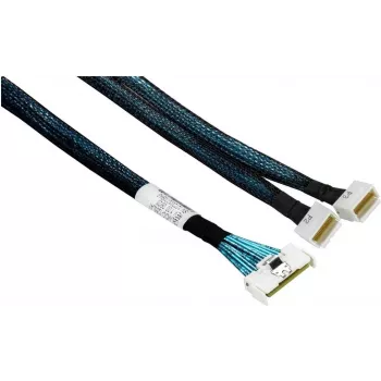 Supermicro CBL-MCIO-1255L4Y MCIO x8 do 2 SlimSAS LP x4 STR 55cm - Kabel