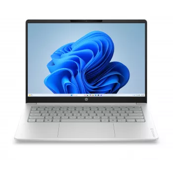 HP OmniBook 3 14-hu0009nyx - Core 5 120U, 16GB DDR5, 1TB, 14,0 cala 2K (1920x1200) OLED Brightview Low Blue Light 300 nitów, Glacier Silver FF - 1080p TNR, bez zasilacza 45W AC, Windows 11 Home, 1 rok