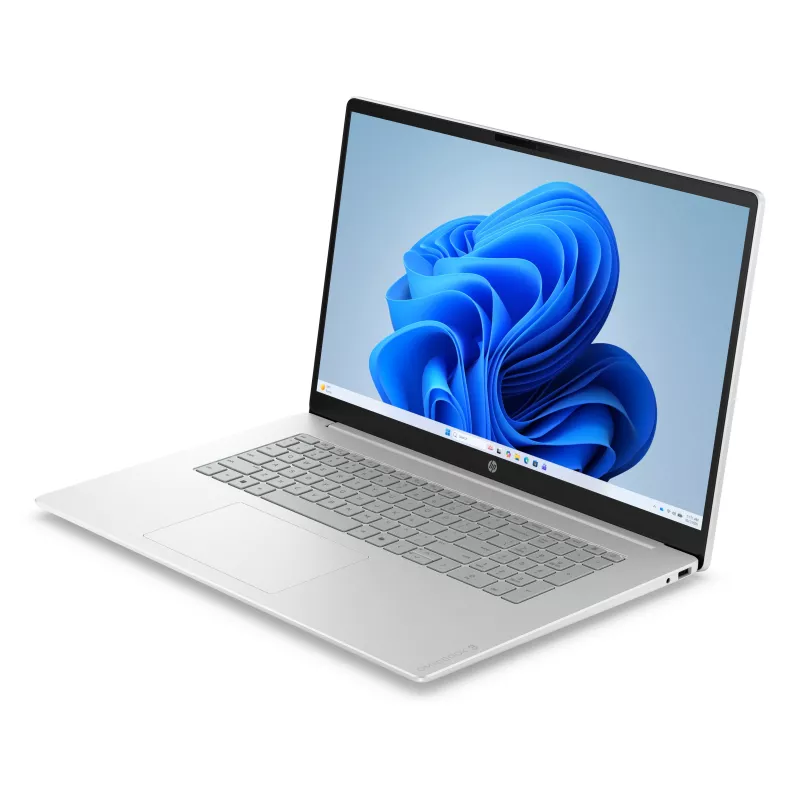 HP OmniBook 3 17-dp0008nnx - Ryzen 5 40, 16GB LPDDR5 5500 on-board, 512GB PCIe Value, 17.3 FHD (1920x1080) Antiglare IPS 300 nitów, Glacier Silver DF+ - 1080p TNR, bez zasilacza 45W AC, Win 11 Home, 1 rok