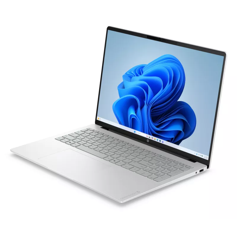 HP OmniBook 5 16-bn0006nyx - Core 5 120U, 16GB LPDDR5X 5200 on-board, 1TB PCIe Gen4 Value, 16.0 3K (2880x1800) OLED, Glacier Silver - 1080p IR TNR, Not Included 65W AC Adapter, Win 11 Home, 1 years
