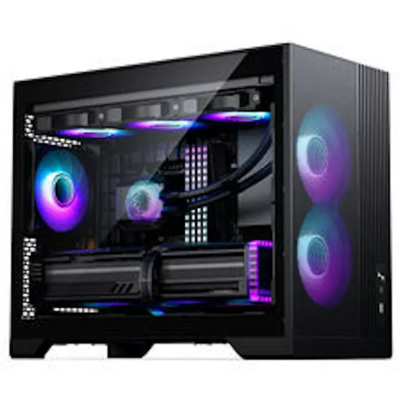 PHANTEKS XT M3 Obudowa PC, obudowa mini + wentylatory D30 PWM Regular Airflow D-RGB, zestaw 3 szt., czarna
