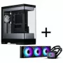 PHANTEKS S2 obudowa PC, w tym 4x 120mm wentylatory, Glacier One 360M25 Gen2 DRGB AiO chłodzenie wodne