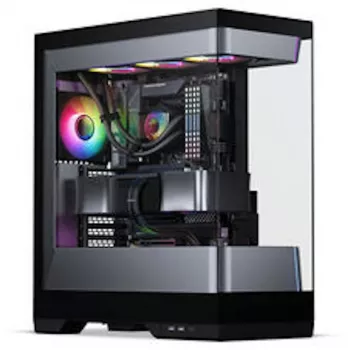 PHANTEKS S2 obudowa PC, w tym 4x 120mm wentylatory, Glacier One 360M25 Gen2 DRGB AiO chłodzenie wodne