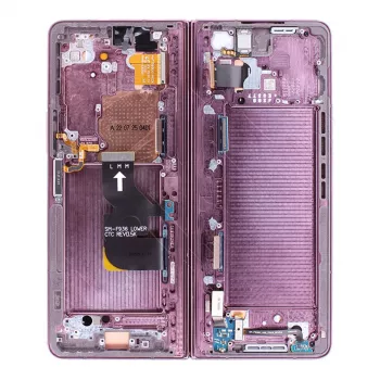 Galaxy Z Fold4 LCD - Dotyk - Przednia Pokrywa Burgund