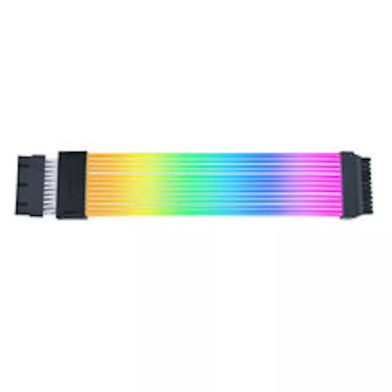 Lian Li Visual Upgrade Kit Strimer Wireless 24-pin RGB kabel płyty głównej, kontroler + 12V-2x6 GPU kabel Wide i 8.8 uniwersalny ekran - biały