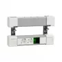 SCHNEIDER ELECTRIC UNICA SYSTEM+ BIURKOWY ZASILACZ 4XSCHUKO+USB A/C+RJ45 OPT, BIAŁY/SZARY