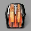 Philips Viva Collection Toster HD2637/90 Extra szerokie 2 szczeliny Wbudowany podgrzewacz do bułek Czarny/Uszkodzone opakowanie