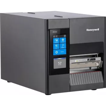 HONEYWELL PD45S0F, pełny ekran dotykowy, drukarka termiczna bezpośrednia i termotransferowa, Ethernet, 203 dpi, czujnik pobrania etykiety, przewijak, zdzieranie, bez przewodu zasilającego, UE - drukarka etykiet - 203 dpi