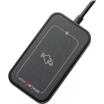 RF IDeas WaveID Plus z MIFARE Secure Black, emulacja klawiatury USB