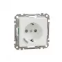 SCHNEIDER ELECTRIC GNIAZDO 1-CZĘŚCIOWE EXXACT 1S/16A/IP20 PODTYNKOWE ZB BIAŁE