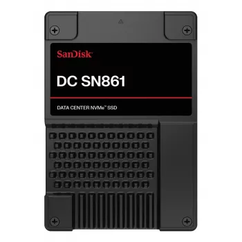 SSD|SANDISK|DC SN861|1920 GB|PCI Express 5.0|NVMe Tak|Prędkość zapisu 3600 MB/s|Prędkość odczytu 13700 MB/s|U.2|MTBF 2500000 h|WUS6BA119PSP9X30TS2525