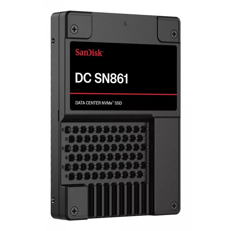SSD|SANDISK|DC SN861|1920 GB|PCI Express 5.0|NVMe Tak|Prędkość zapisu 3600 MB/s|Prędkość odczytu 13700 MB/s|U.2|MTBF 2500000 h|WUS6BA119PSP9X30TS2525