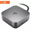 HP Thunderbolt 4 Ultra Dock - OPENBOX - G6 280W z kablem Combo - 5x USB-A, 2x USB-C, 1x USB-C Thunderbolt 4, 2x DisplayPort, 1x HDMI, 1x RJ-45, Meteor Silver, 3 lata