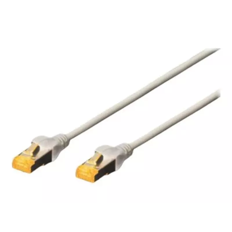 DIGITUS CAT6A S/FTP patchcord, 0,5 m, szary