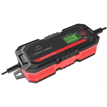 12V 6A w pełni automatyczna ładowarka do akumulatorów 8-stopniowa do akumulatorów kwasowo-ołowiowych (WET, MF, Ca/Ca, AGM, GEL) – 150Ah tryb podtrzymania, IP65, tryby odsiarczania i regeneracji