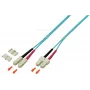 EFB Elektronik O0318.1 Duplex SC-SC OM4 światłowodowy kabel krosowy (patchcord), 1 m, fioletowy