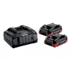 METABO Akumulator 18V 4.0Ah LiHD Xtreme 2 szt. + ładowarka ASC 290