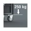 Wera 9700 Tool Rebel Workshop Trolley 1, 7 szuflad, blat ze stali nierdzewnej, zielony/czarny