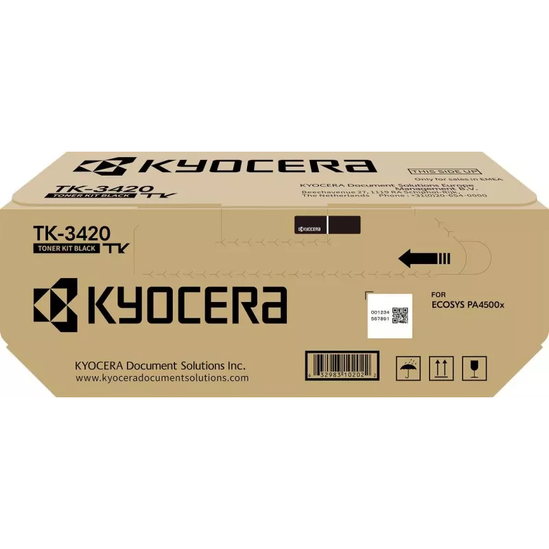 Oryginalny wkład tonerowy Kyocera TK-3420 Black 15000 stron
