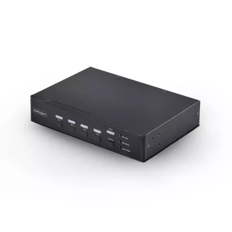 StarTech.com 4-Port DVI-I KVM Switch z Audio i Hubem USB 2.0