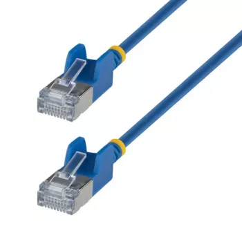 StarTech.com 1.5m Ultra Slim Cat6a Patch Cable - RJ-45 Male to RJ-45 Male - Blue