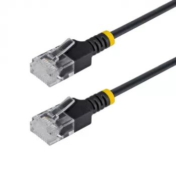 StarTech.com 15 cm Ultra Slim Cat6a UTP Patch Cable - RJ-45 Męski do RJ-45 Męski - Czarny