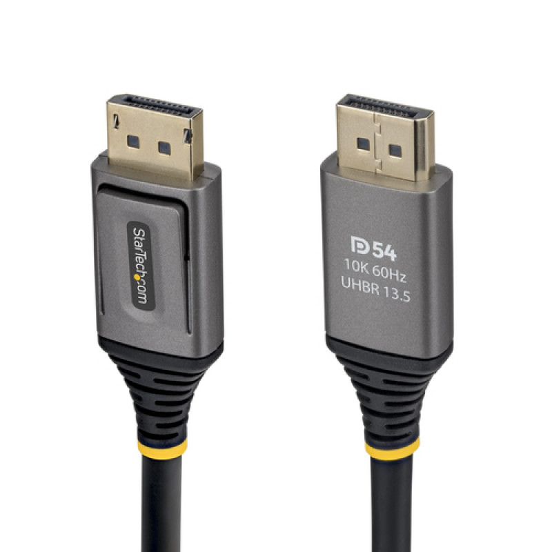 StarTech.com 2m DisplayPort 2.1 Cable - DP54 Certified - Black