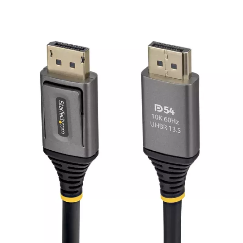 StarTech.com 0.5m DisplayPort 2.1 Cable - DP54 - DisplayPort Męski do DisplayPort Męski - Czarny