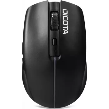 DICOTA Bezprzewodowa Mysz Bluetooth 1600 DPI Czarna do Notebooka