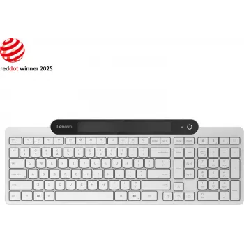 Klawiatura Bluetooth Lenovo z funkcją samoładowania (Cloud Grey) GY41R69590