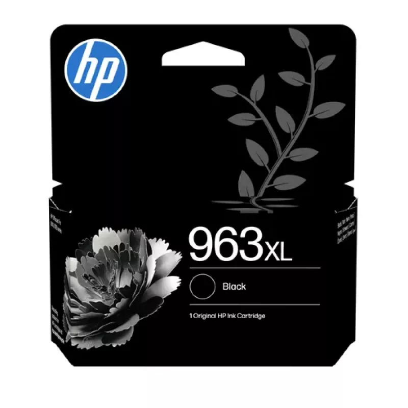 HP 963XL High Yield Black Original Ink Cartridge (42.5 ml, 2,000 stron)