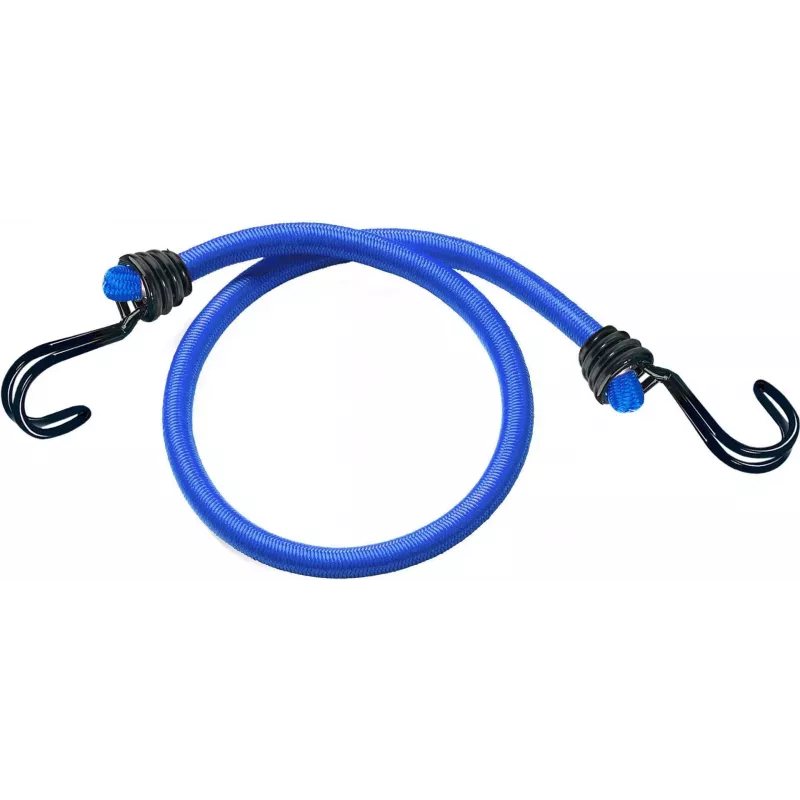 Master Lock Twin Wire Bungee with Reverse Hooks 3017EURDAT (2-Pack, 1m, Black)