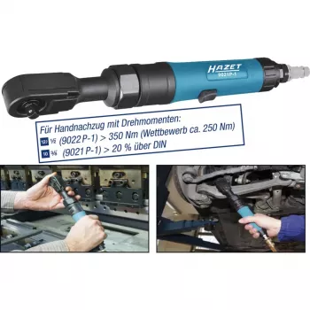HAZET 9022P-1 Klucz udarowy - 1/4 cala - 678 Nm - Czarny/Niebieski