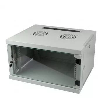 ALLNET 19 inch Szafa ścienna 4U jednoczęściowa 594x541mm jasnoszara seria SMQ