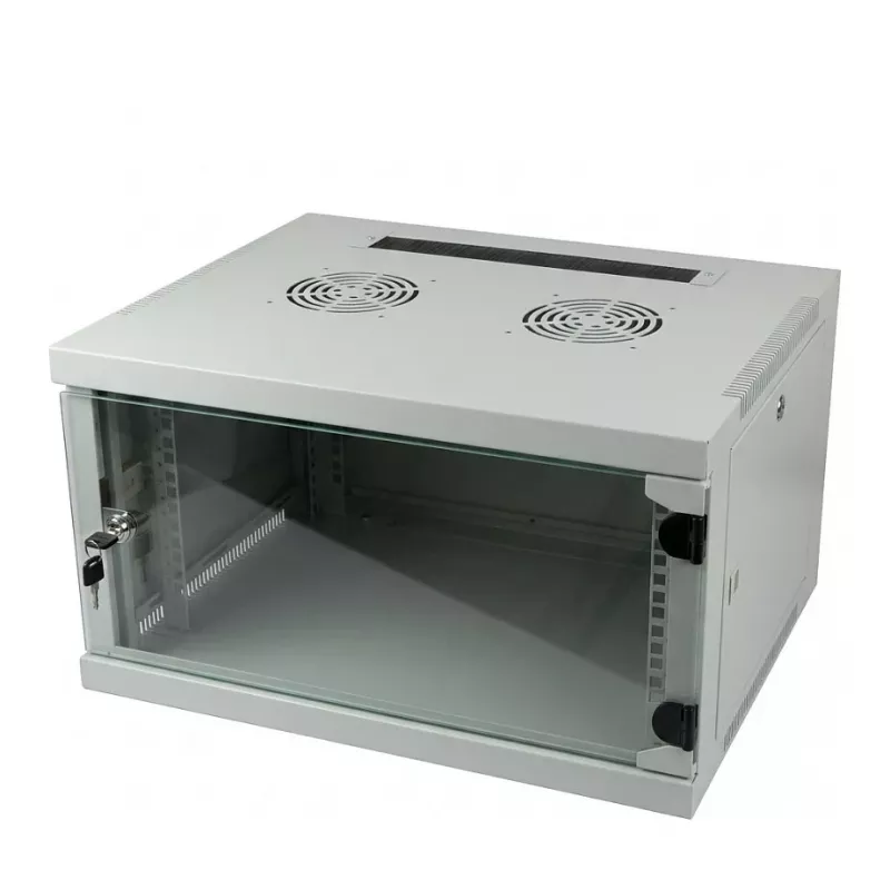 ALLNET 19 inch Szafa ścienna 4U jednoczęściowa 594x541mm jasnoszara seria SMQ