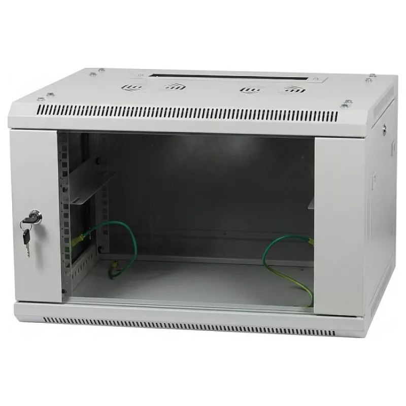 ALLNET 19 inch Szafa ścienna 15U Głębokość 600mm Jasnoszara Flat Pack Seria SMA