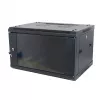 ALLNET 19 inch Szafa ścienna 15U 1-częściowa Głębokość 600mm Czarna Flat Pack Seria SMA