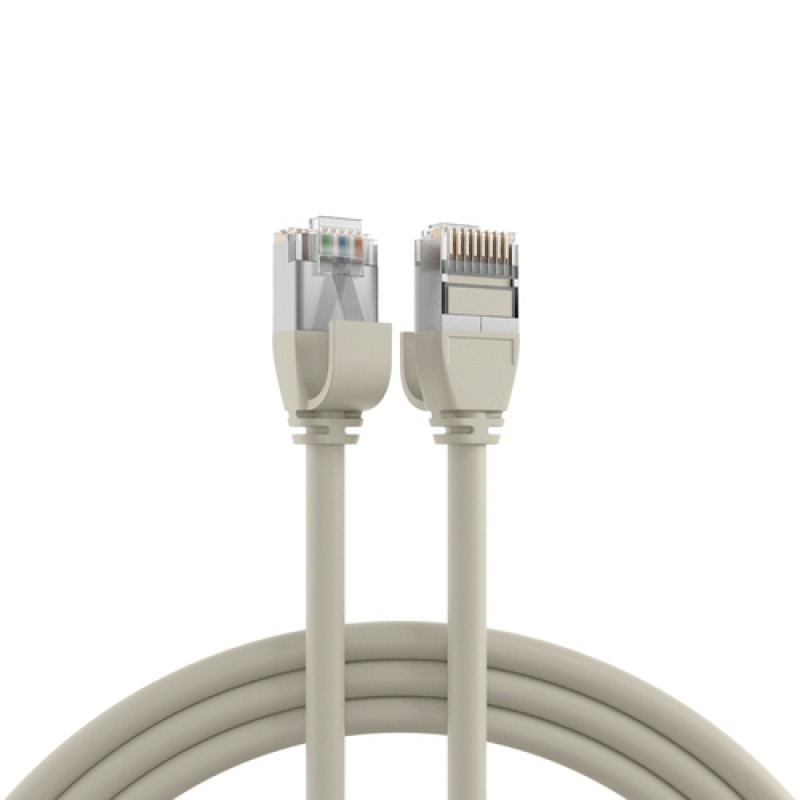 EFB Elektronik RJ45 Patch Cable Cat.6A U/FTP TPE 4mm Ultraflex Grey 1m