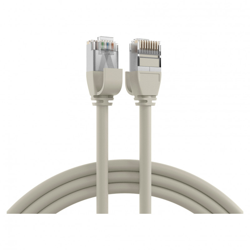EFB Elektronik RJ45 Patch Cable Cat.6A U/FTP TPE 4mm Ultraflex Grey 1m