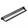 Panel Dystrybucyjny EFB 19 inch 1U 24-Port Ekranowany Cat.6A Czarny RAL9005