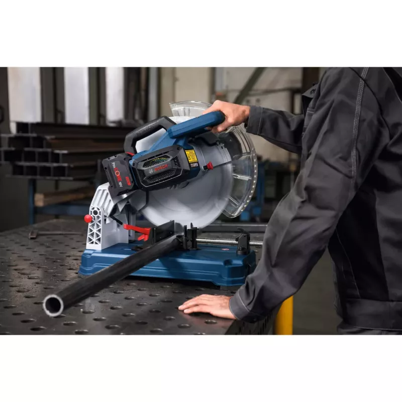 Bosch GCD 18V-355 Professional Akumulatorowa Przecinarka do Metalu, 18V, Tarcza 355 mm, Tylko Narzędzie (Niebieski)